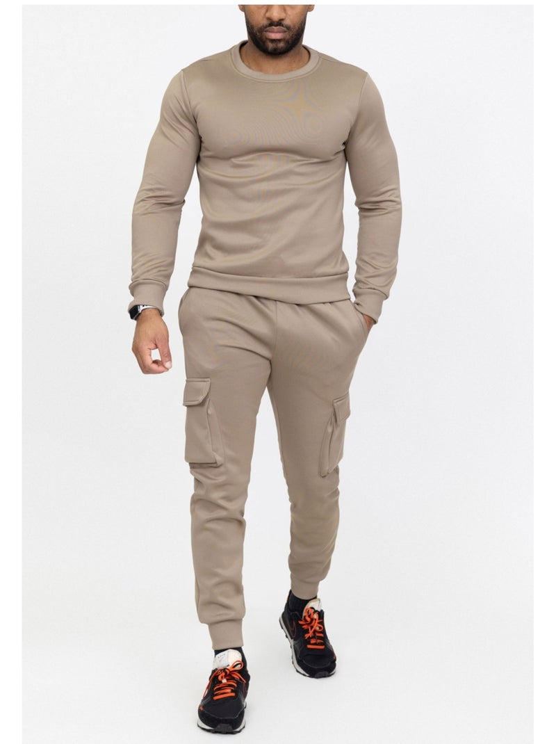 Tuta da jogging Kebello Beige - Kiabi