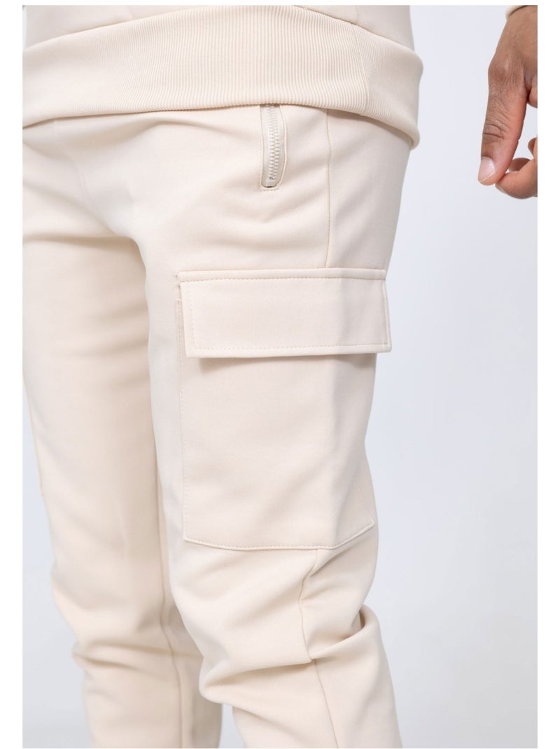 Tuta da jogging Kebello Beige - Kiabi