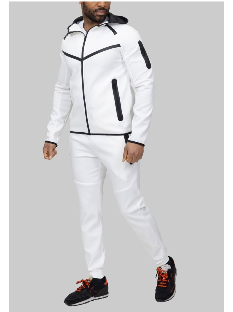 Tuta da jogging Kebello Bianco - Kiabi