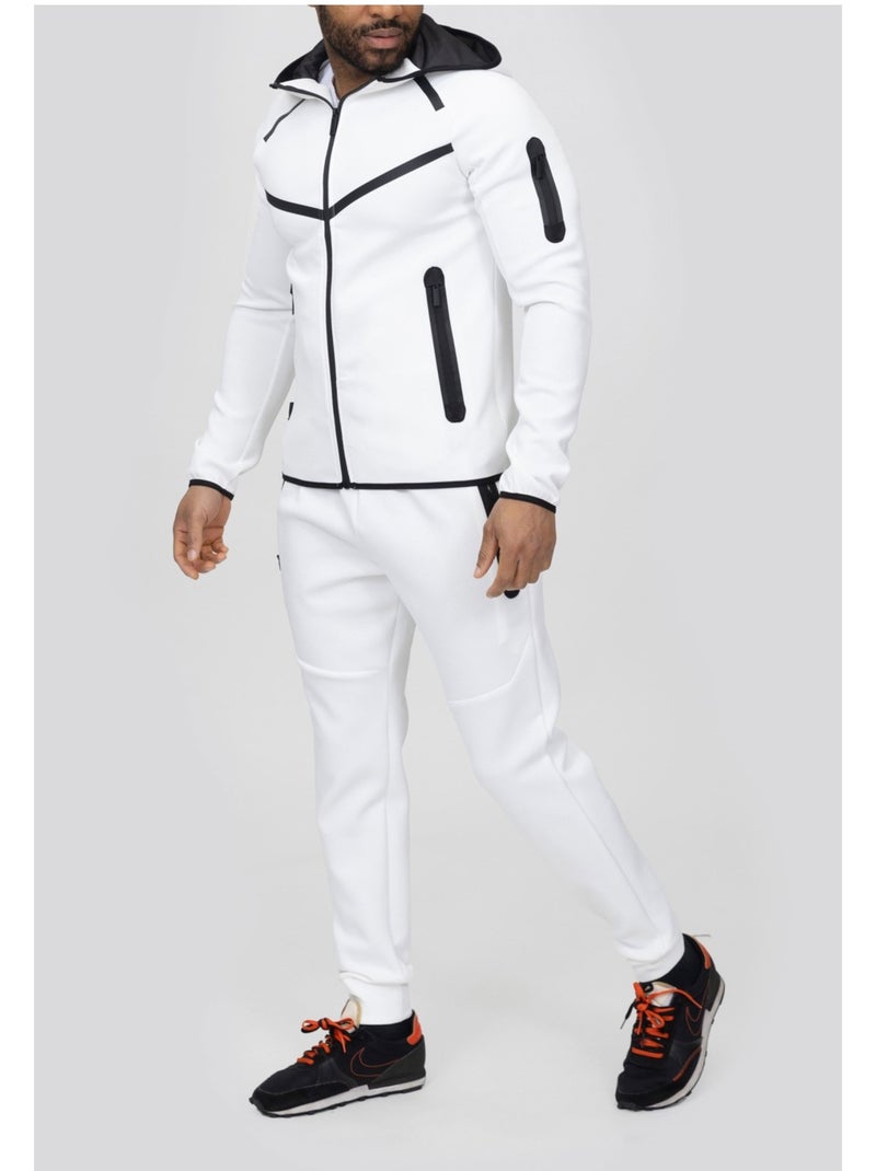 Tuta da jogging Kebello Bianco - Kiabi