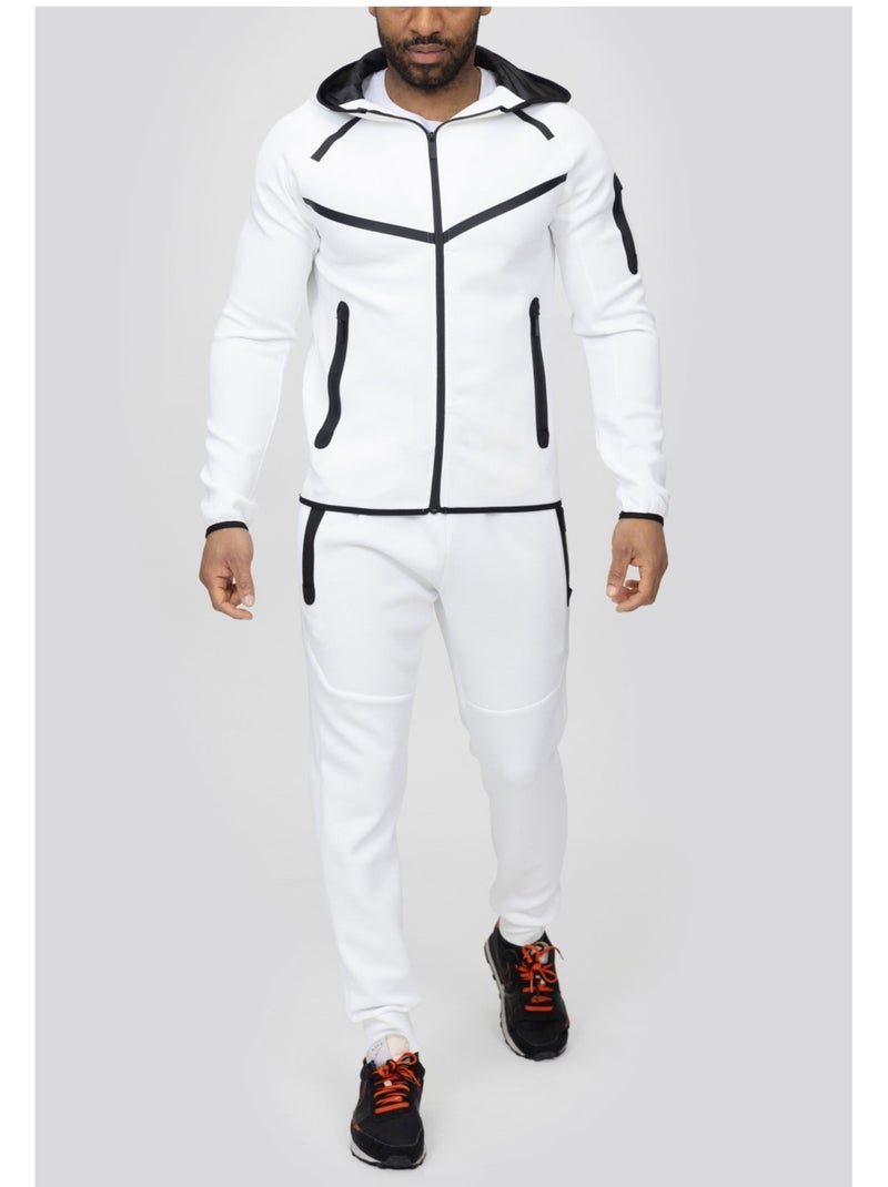 Tuta da jogging Kebello Bianco - Kiabi