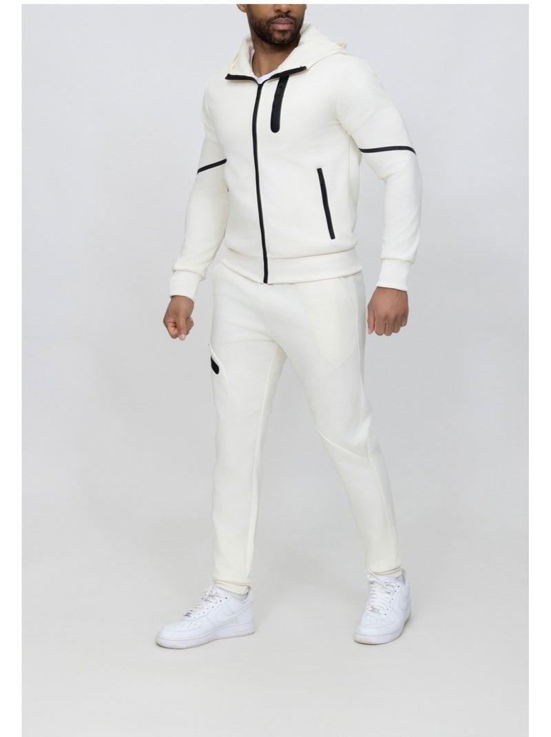 Tuta da jogging Kebello Bianco - Kiabi