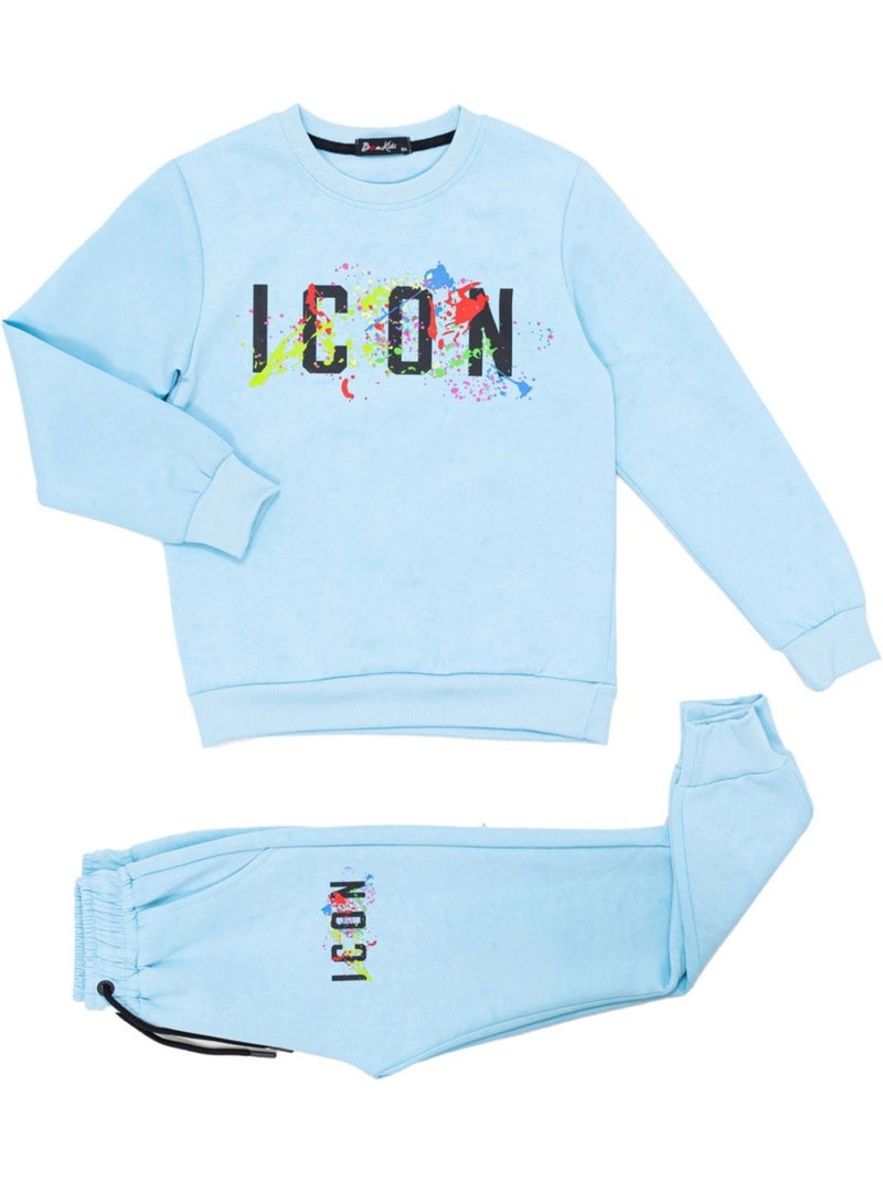 Tuta da jogging Kebello Blu cielo - Kiabi