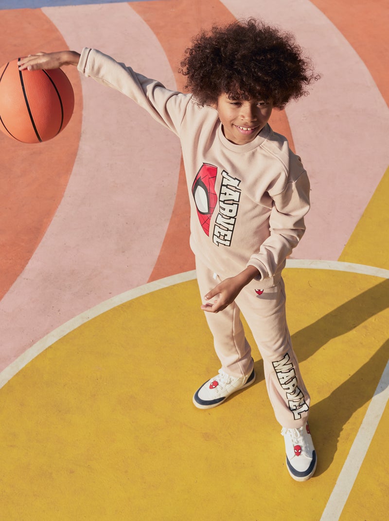 Tuta da jogging 'Marvel' - 2 pezzi + felpa + pantaloni Beige - Kiabi