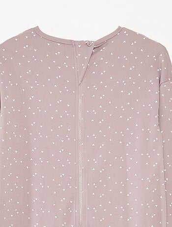 Tuta da notte con apertura a zip - collezione facile da indossare