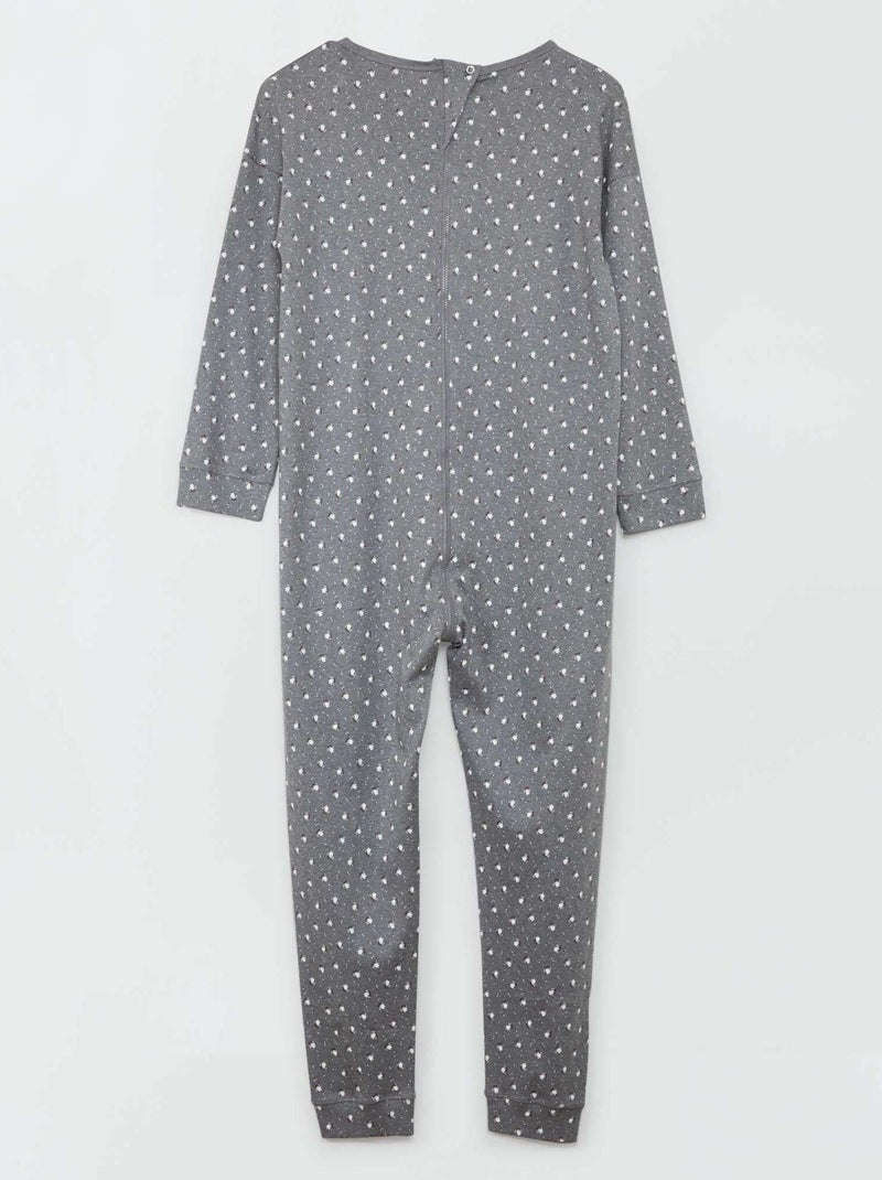 Tuta da notte con apertura con zip So Easy GRIGIO - Kiabi