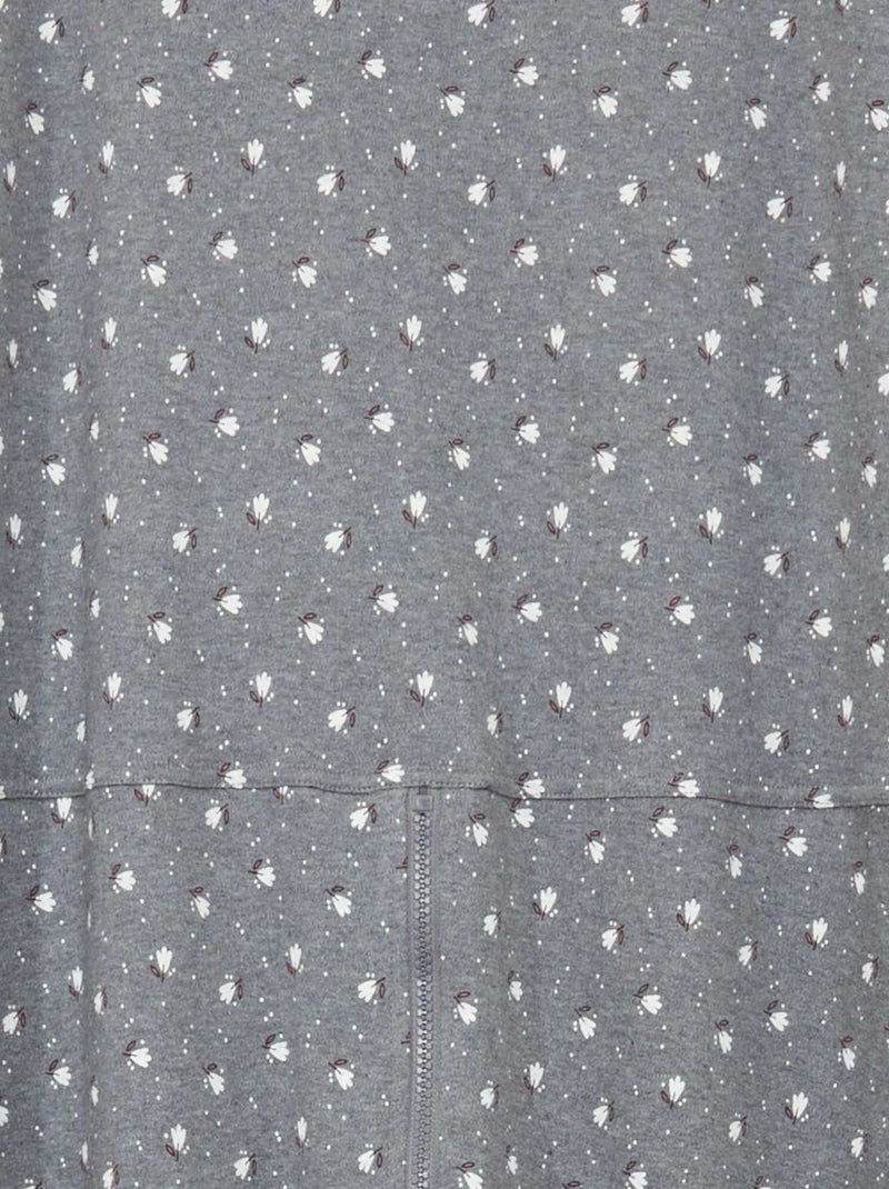 Tuta da notte con apertura con zip So Easy GRIGIO - Kiabi