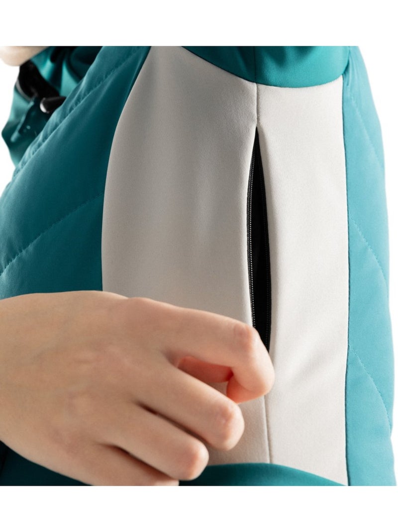 Tuta da sci integrale da donna sport invernali donna o1 ellie Verde - Kiabi