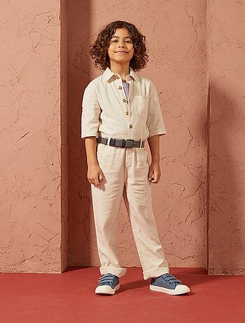 Tuta dritta a maniche corte - Unisex
