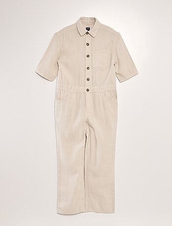Tuta dritta a maniche corte - Unisex
