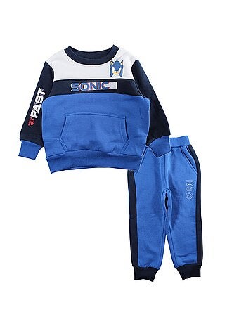 Tuta felpa e pantaloni jogging Sonic bambino