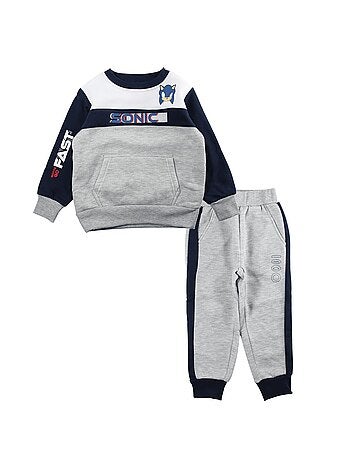 Tuta felpa e pantaloni jogging Sonic bambino