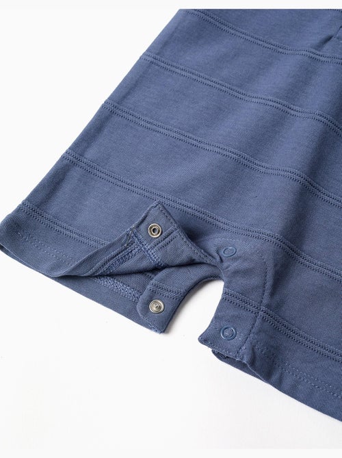 Tuta in cotone con linee in rilievo B&S - Kiabi