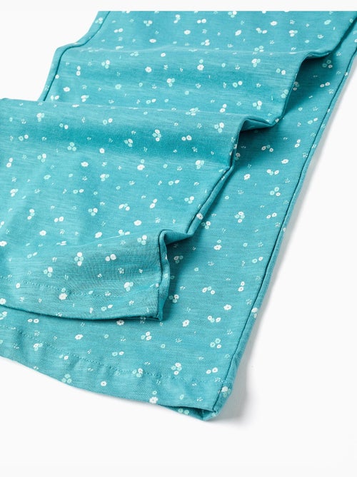 Tuta in cotone con motivo floreale - Kiabi