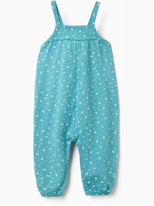 Tuta in cotone con motivo floreale - Kiabi