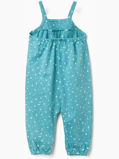 Tuta in cotone con motivo floreale - Kiabi