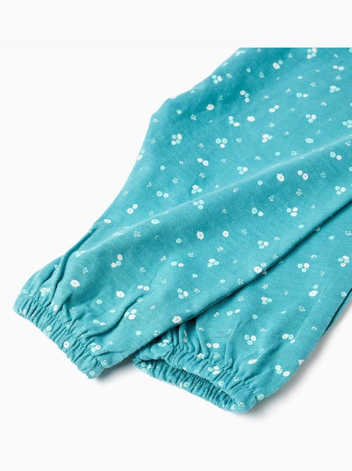 Tuta in cotone con motivo floreale - Kiabi