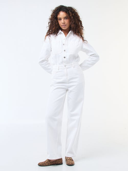 Tuta in denim a maniche lunghe - Kiabi