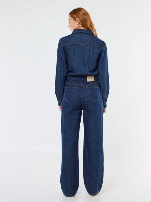 Tuta in denim a maniche lunghe - Kiabi