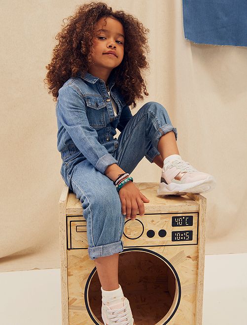 Tuta in denim - BLU - Kiabi - 19.00€