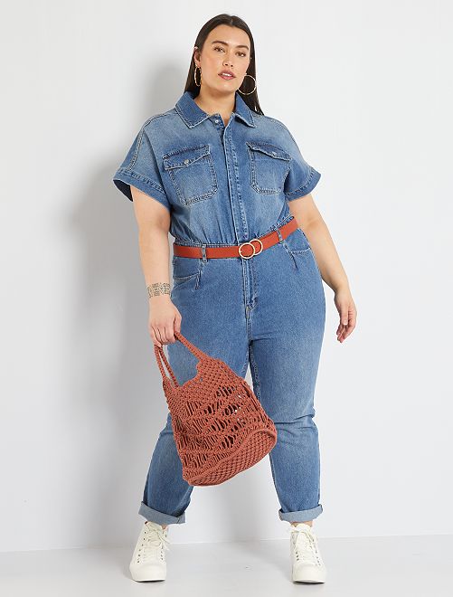 Tuta in jeans - BLU - Kiabi - 35.00€