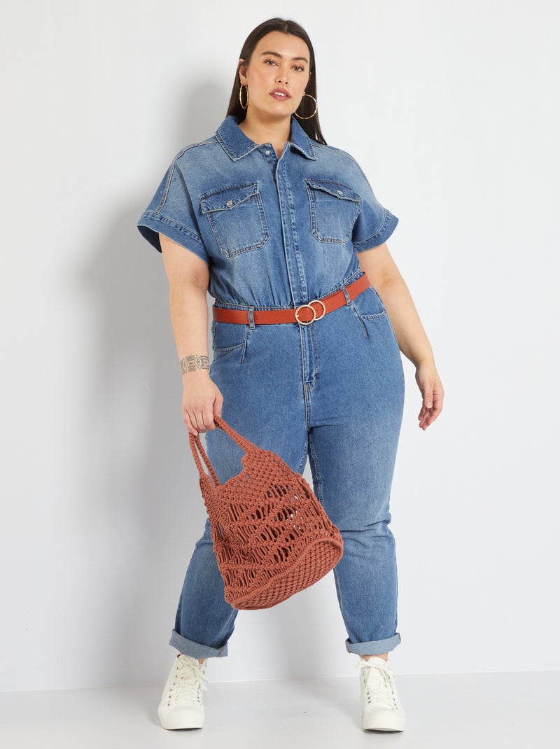 Tuta in jeans BLU - Kiabi
