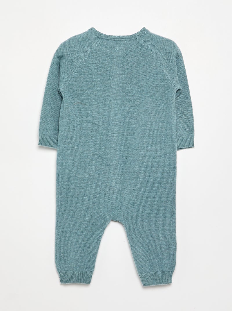 Tuta in lana e cashmere - Premium Blu - Kiabi