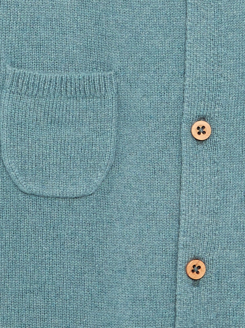Tuta in lana e cashmere - Premium Blu - Kiabi