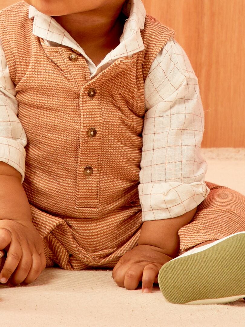 Tuta in maglia MARRONE - Kiabi