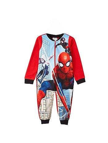 Tuta in pile Spiderman