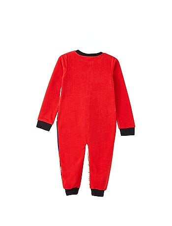 Tuta in pile Spiderman