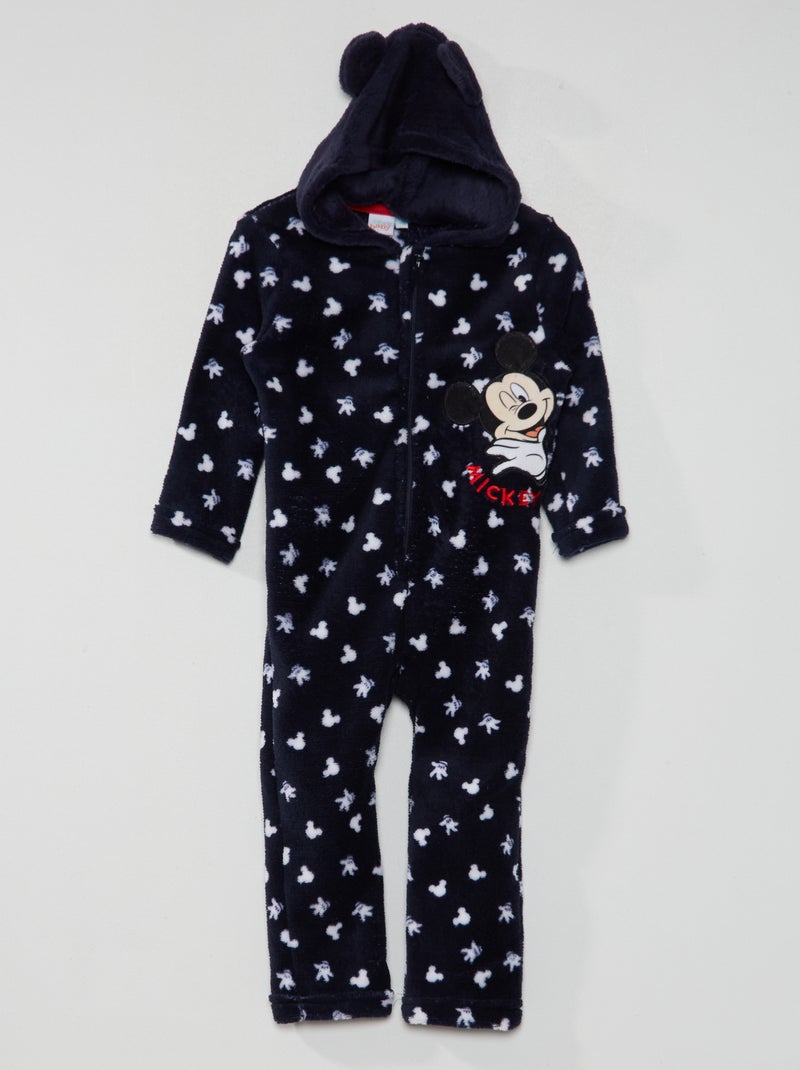 Pigiama Tuta Topolino Tuta In Pile 'Topolino' 'Disney' BLU Kiabi