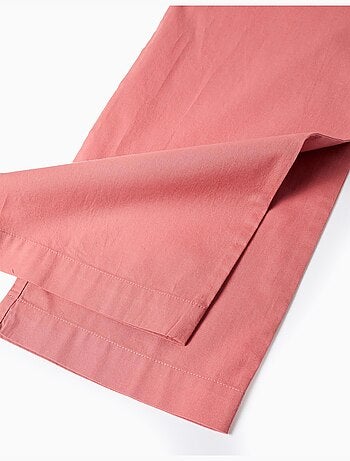 Tuta in popeline con rouches e ricamo inglese