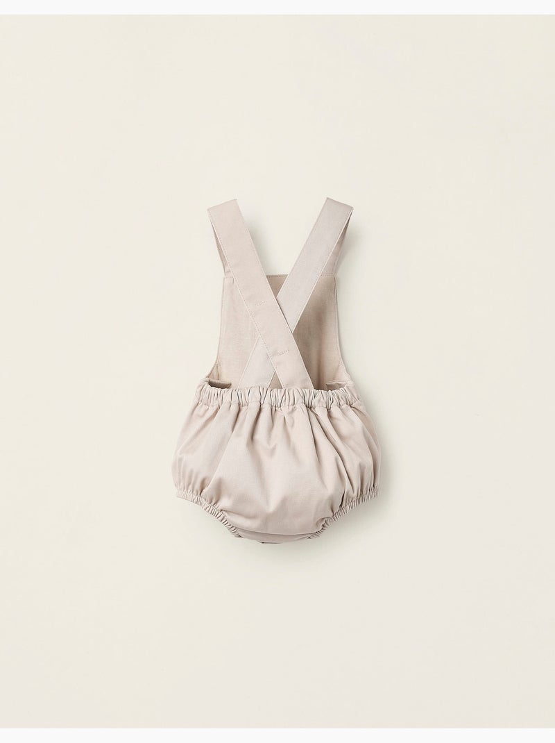 Tuta in twill Beige chiaro - Kiabi