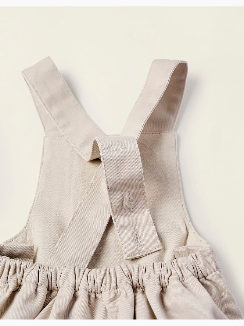 Tuta in twill Beige chiaro - Kiabi