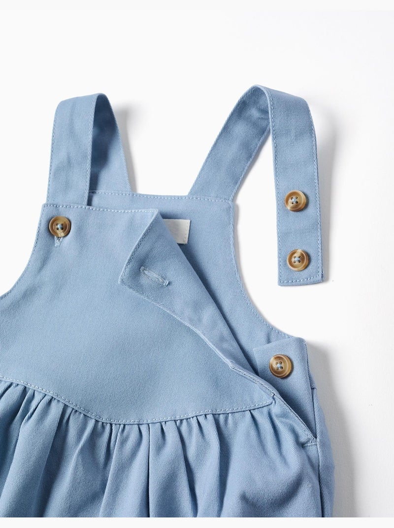 Tuta in twill di cotone Blu chiaro - Kiabi