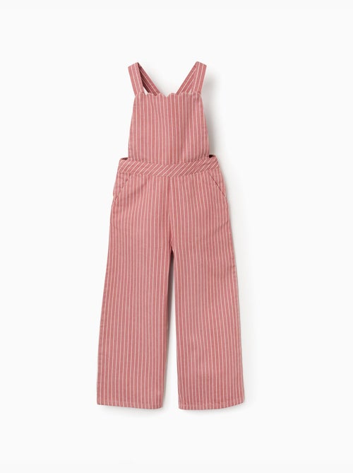 Tuta in twill di cotone con righe - Kiabi