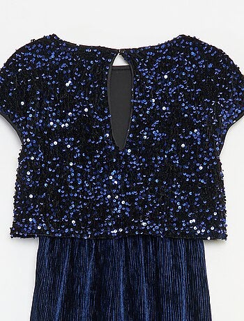 Tuta in velluto con paillettes