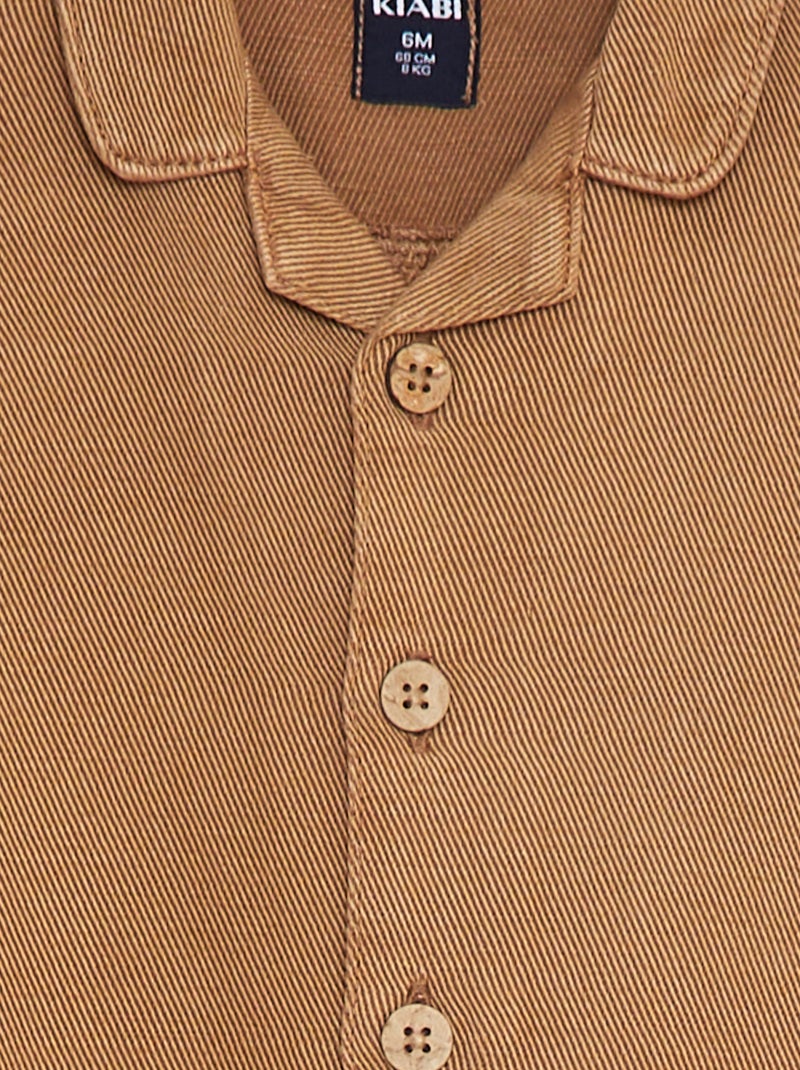 Tuta lunga a maniche lunghe BEIGE - Kiabi