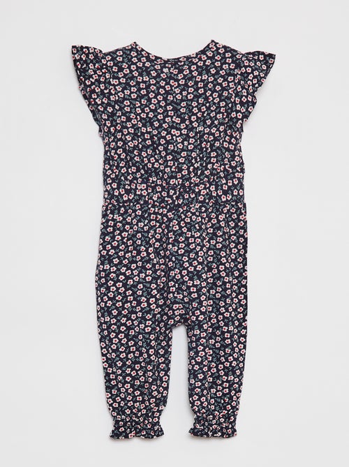 Tuta lunga con cintura - Kiabi