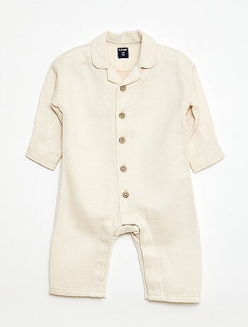 Tuta lunga con colletto a camicia vestibilità rilassata