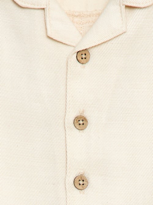 Tuta lunga con colletto a camicia vestibilità rilassata - Kiabi