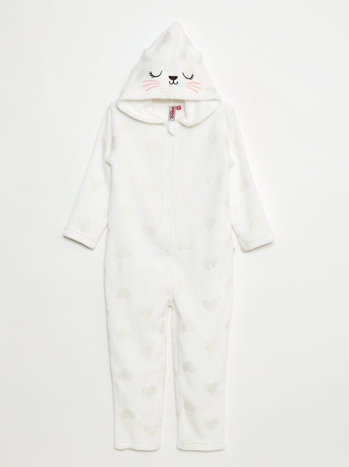 Tuta lunga da notte in pile - Kiabi