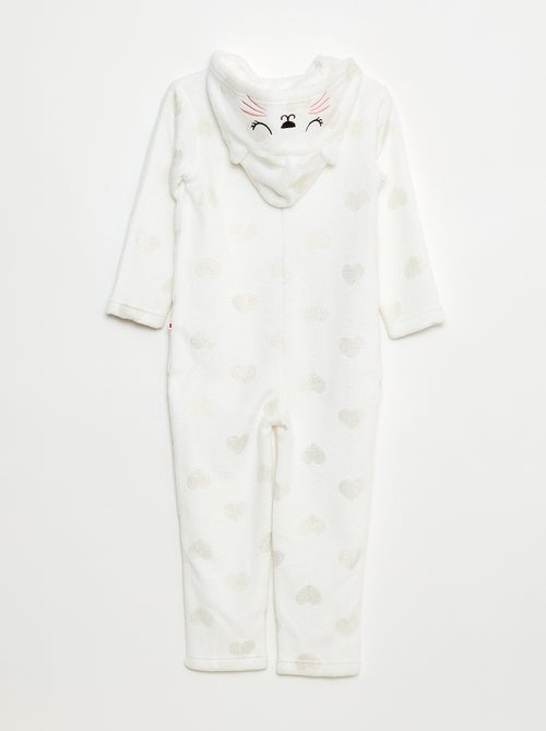 Tuta lunga da notte in pile - Kiabi