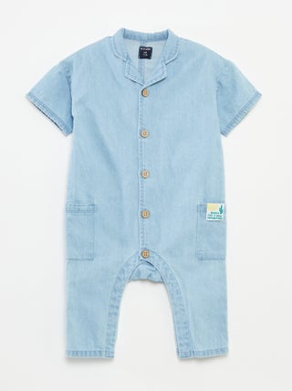 Tuta lunga in denim