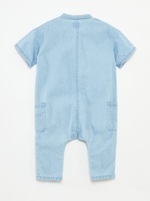 Tuta lunga in denim - Kiabi