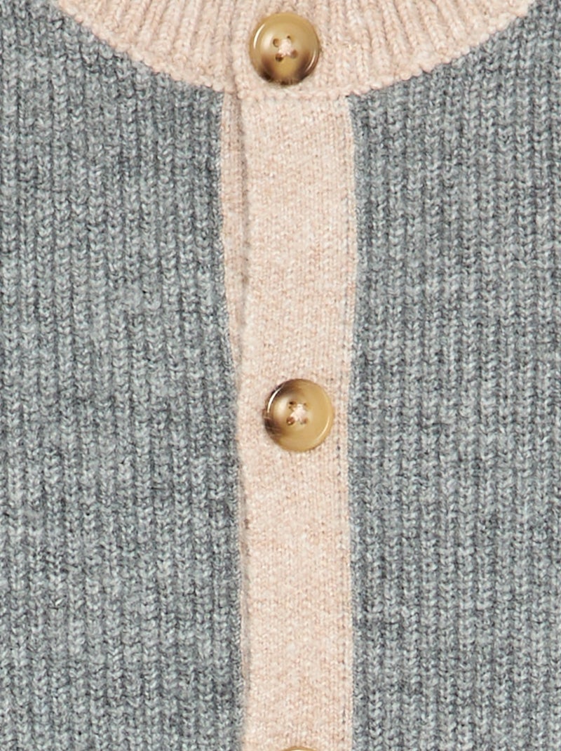 Tuta lunga in maglia Grigio - Kiabi