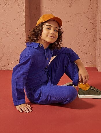 Tuta lunga in misto lino - Unisex