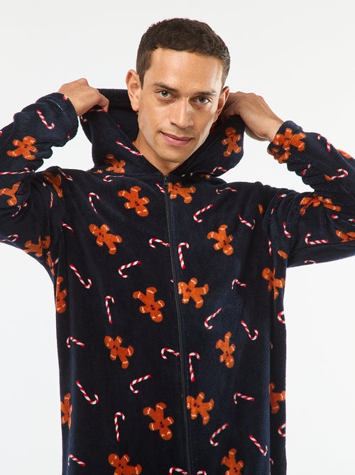 Tuta lunga in pile Pan di zenzero - Kiabi