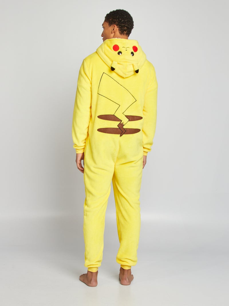 Tuta lunga in pile 'Pikachu' 'Pokémon' GIALLO - Kiabi